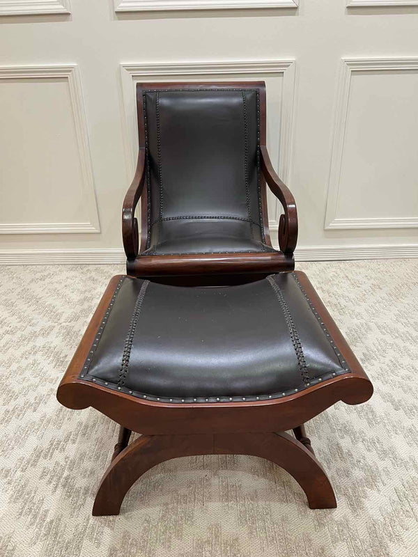 Chair with Ottoman, Living Room