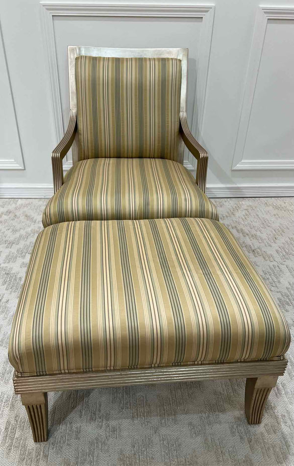 Chair with Ottoman, Living Room
