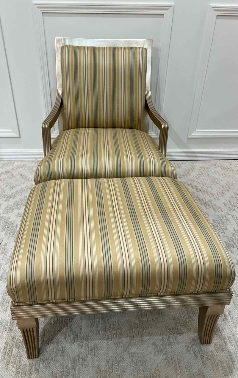 Chair with Ottoman, Living Room